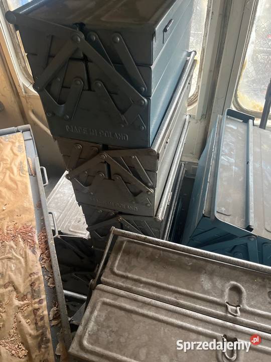 Skrzynka narzędziowa rozkładana solidna Prl mazowieckie Serock