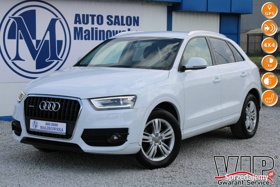 Audi Q3 Quattro 2.0 TDI 177KM Automat Navi Xenon Led PDC Grzane Fotele Alu…