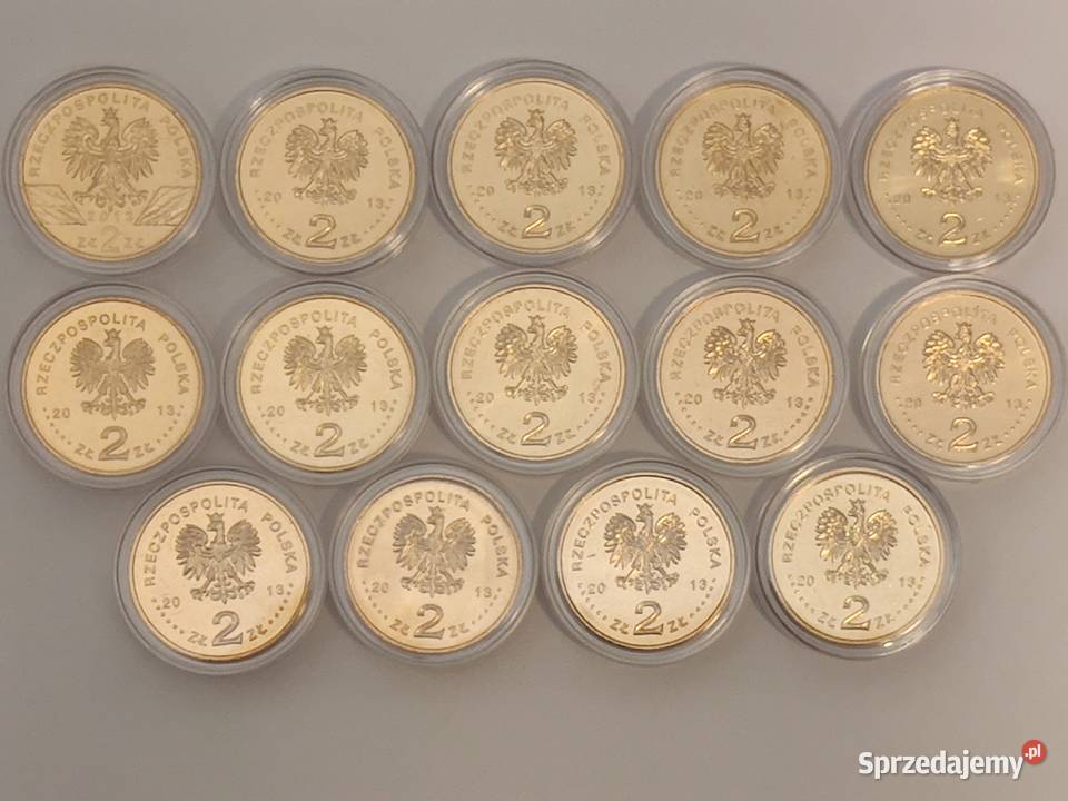 2013r 2 GN komplet 14 monet Lębork
