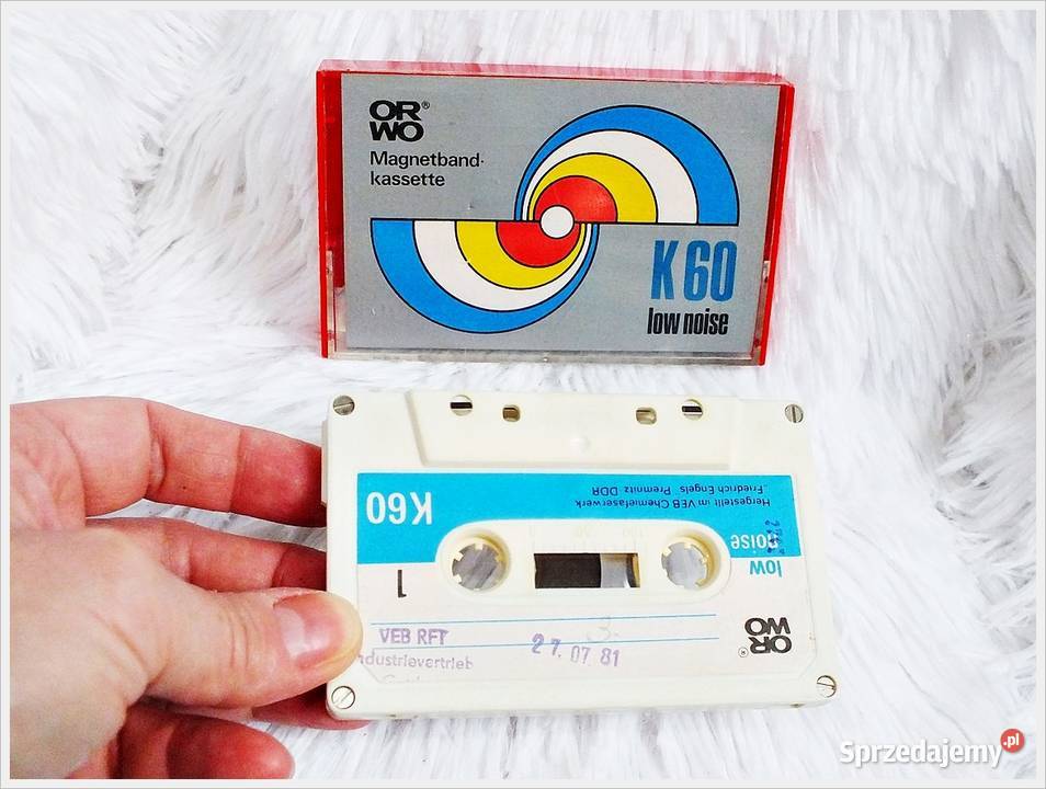 Oryginalna kaseta magnetofonowa ORWO K60 Unikat lubuskie Żary