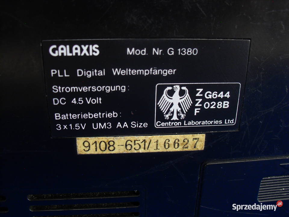 RADIO GALAXIS Radioodtwarzacze Bielawa