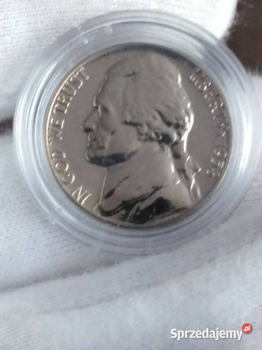 Moneta 5 centów Jeferson USA 1958 Żary