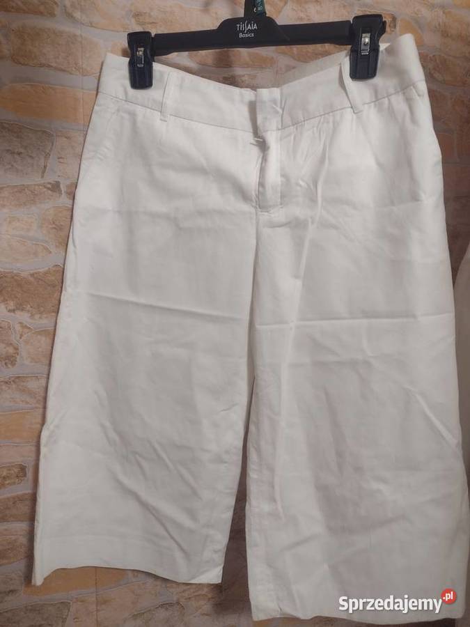 38M ZARABiałe spodnie kuloty spodenki rybaczki Kraków