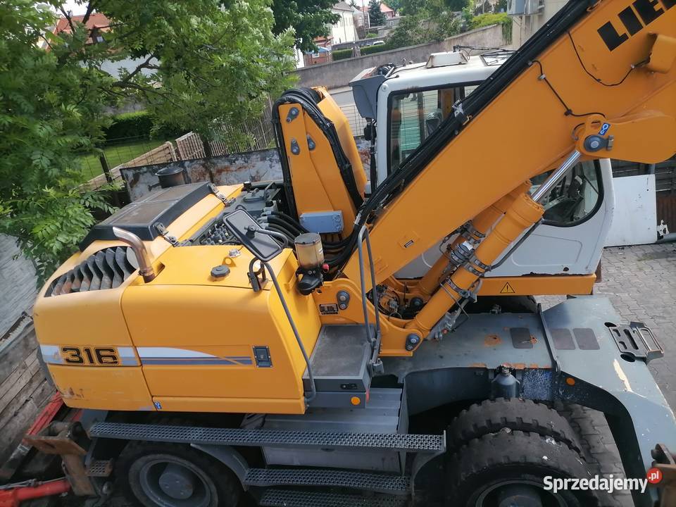 koparka liebherr 316 przeladunkowa wyburzeniowa Kamienna Góra sprzedam