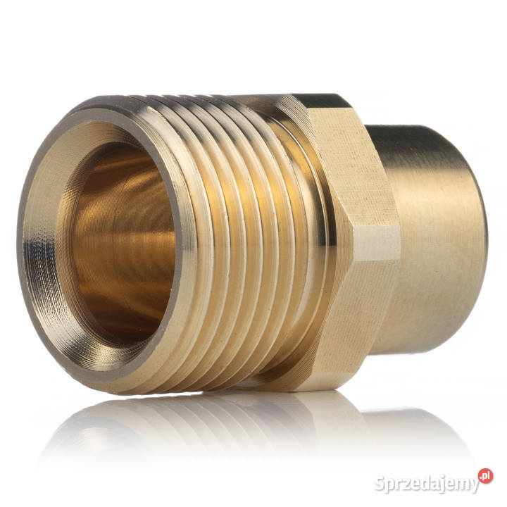 Adapter M22 na 14 Mosiądz do Myjek Kranzle Ludźmierz