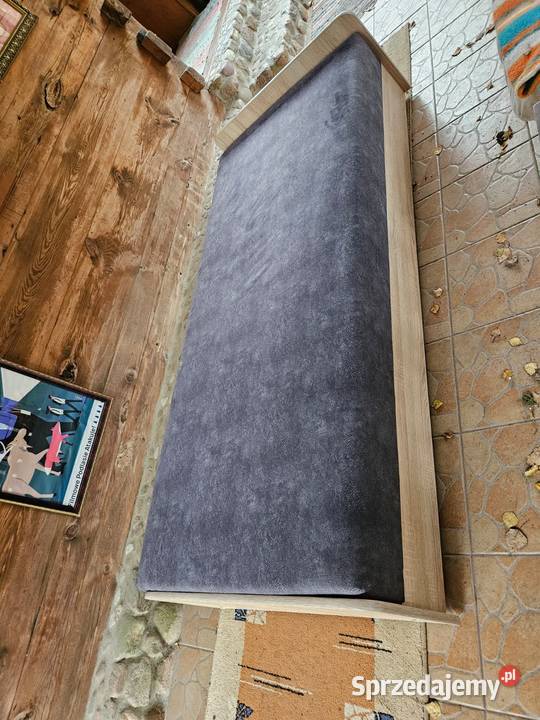 Tapczanik 1osobowy 200x85 szary stan Tapczany Biała Podlaska sprzedam
