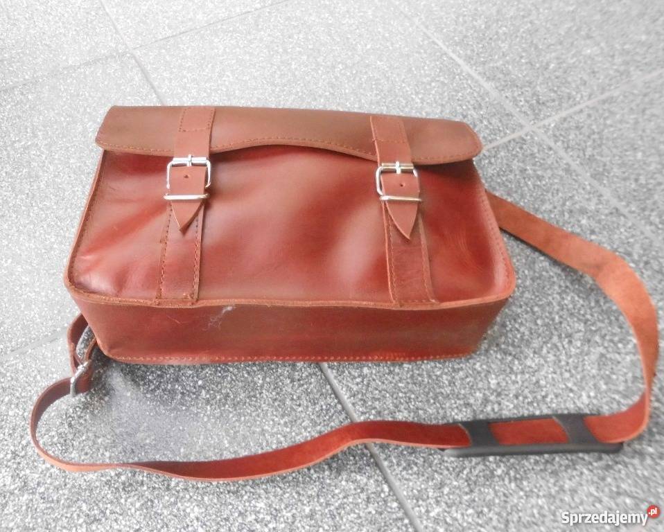 Torba skórzana do roweru to elegancja i szyk Warszawa sprzedam