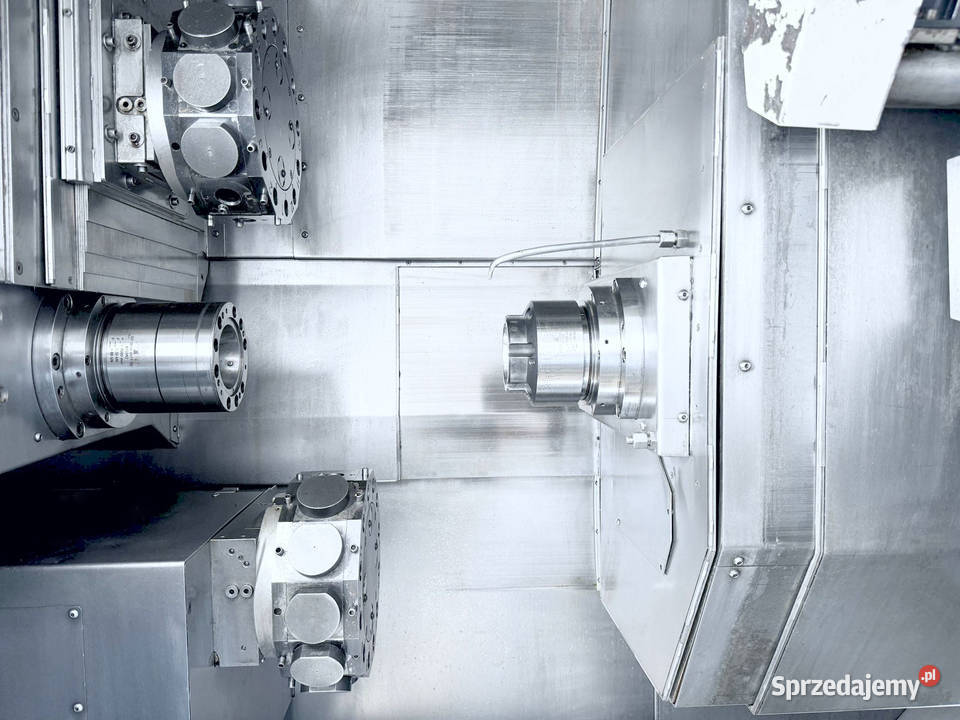Tokarka CNC GILDEMEISTER TWIN 32 napędzane Zabór