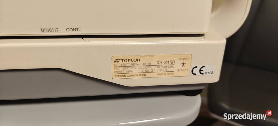 Autorefraktometr Topcon KR8100 Skawina