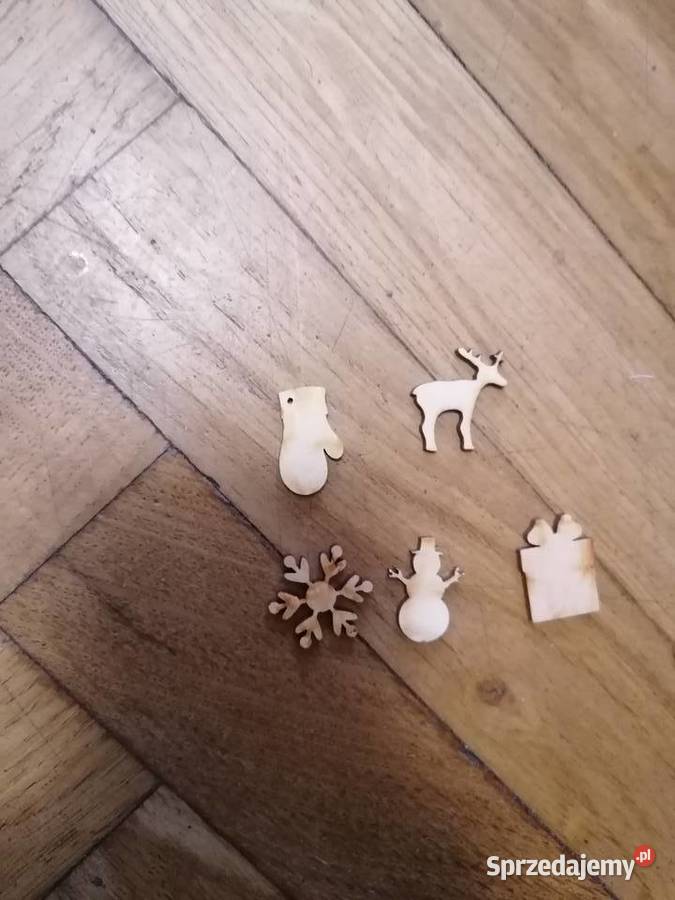 Mini figurki drewniane sprzedam