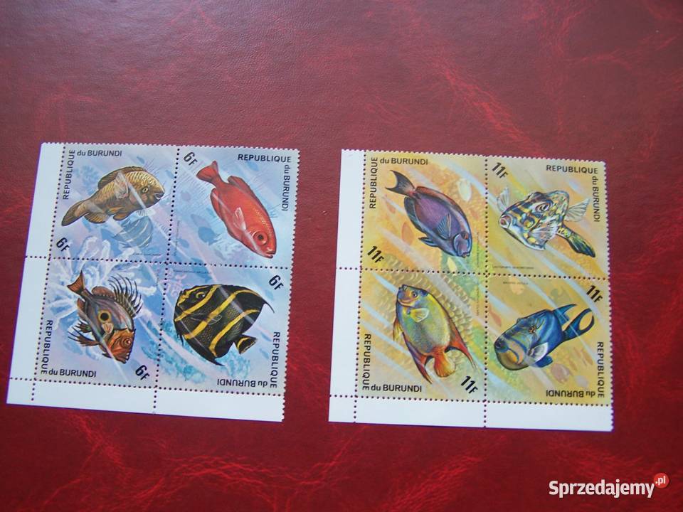 Burundi 1974 MNH Fauna Ryby Tychy