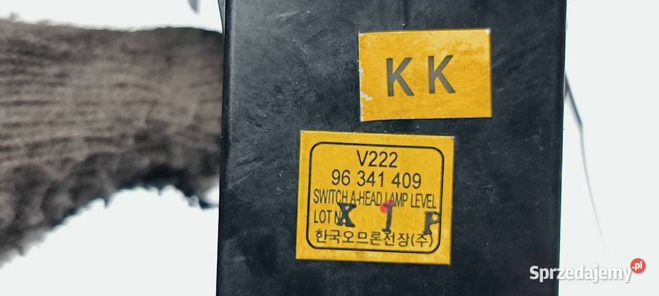 PRZYCISK DAEWOO EVANDA 96341409 kujawsko-pomorskie