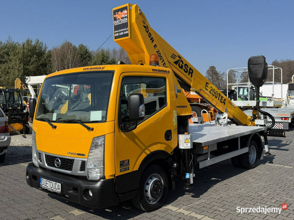 Nissan Cabstar Podnośnik Koszowy 20m GSR E200 komputer pokładowy świętokrzyskie Widełki