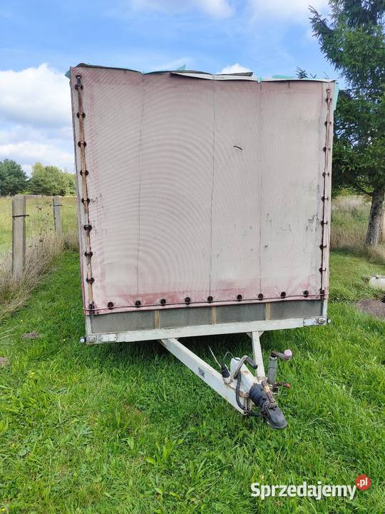 Przyczepa plandeka dwu osiowa Nowa Sól