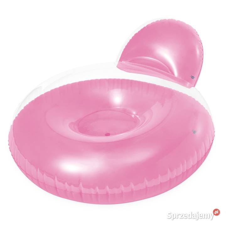 Dmuchany fotel materac z oparciem 137x122 INTEX wielkopolskie Poznań sprzedam