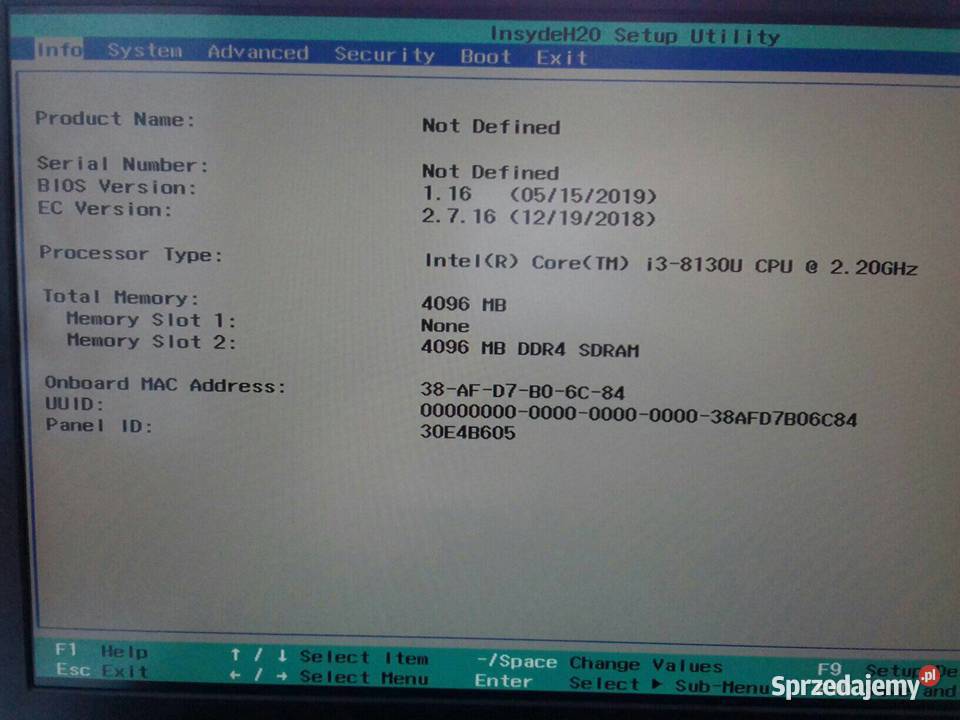 Samsung DDR4 4GB PC4 2666V RAM laptopowy CN PC19200 2400MHz Bydgoszcz