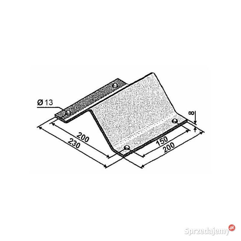 Uchwyt montażowy do słupicy SMI120848 Kamionna