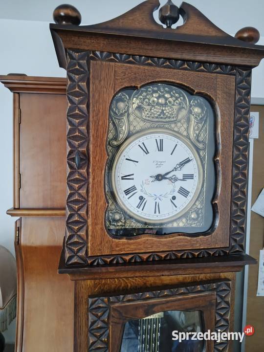 zegar stojacy z francji Burgund Fałków