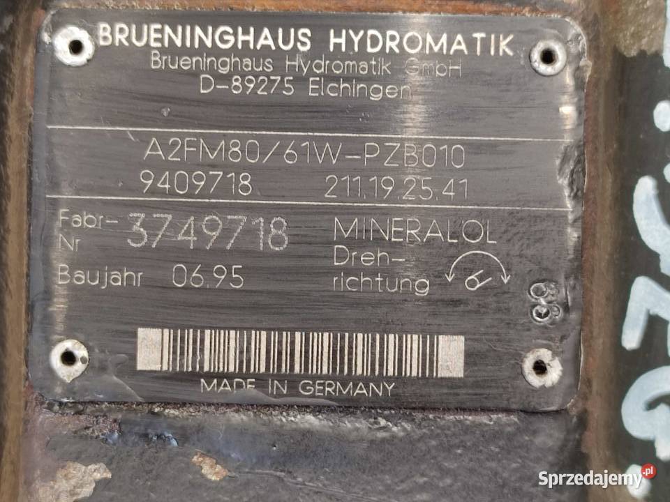 Hydromotor A2FM8061WPZB010 9409718 Claas Wilkowo
