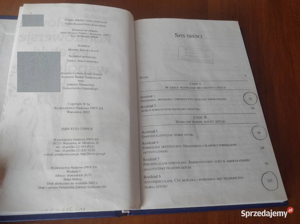 Główne kontrowersje estetyki współczesnej Bohdan Gdańsk