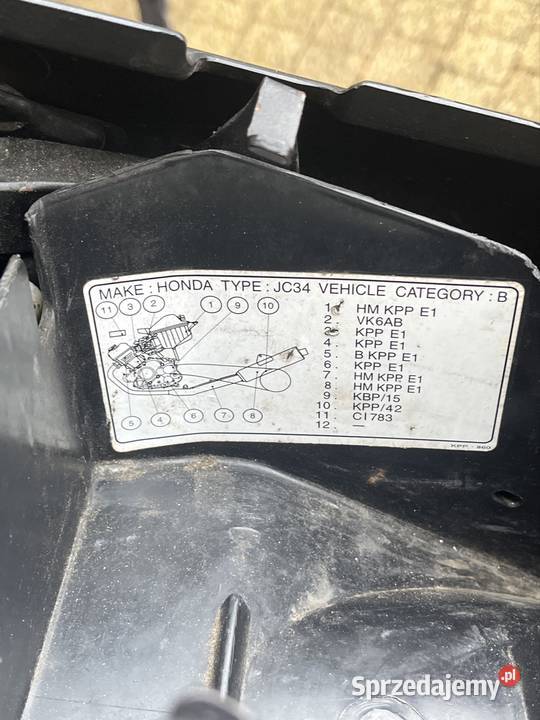 Honda cbr 125r 12550