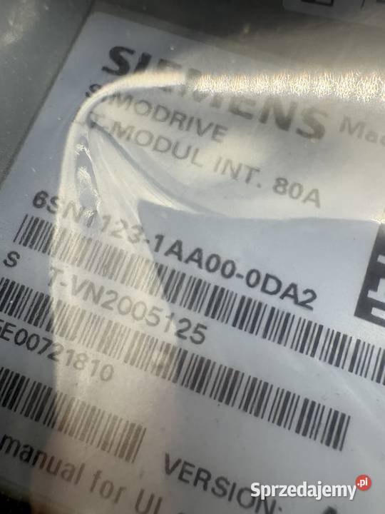 Siemens 6SN11231AA000DA2 LTModul Pozostałe Biznes i Przemysł Warszawa