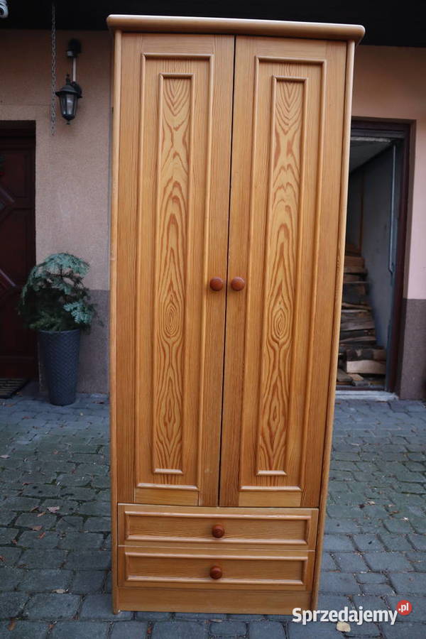 Szafa dwu drzwiowa z biurkiem śląskie Ustroń