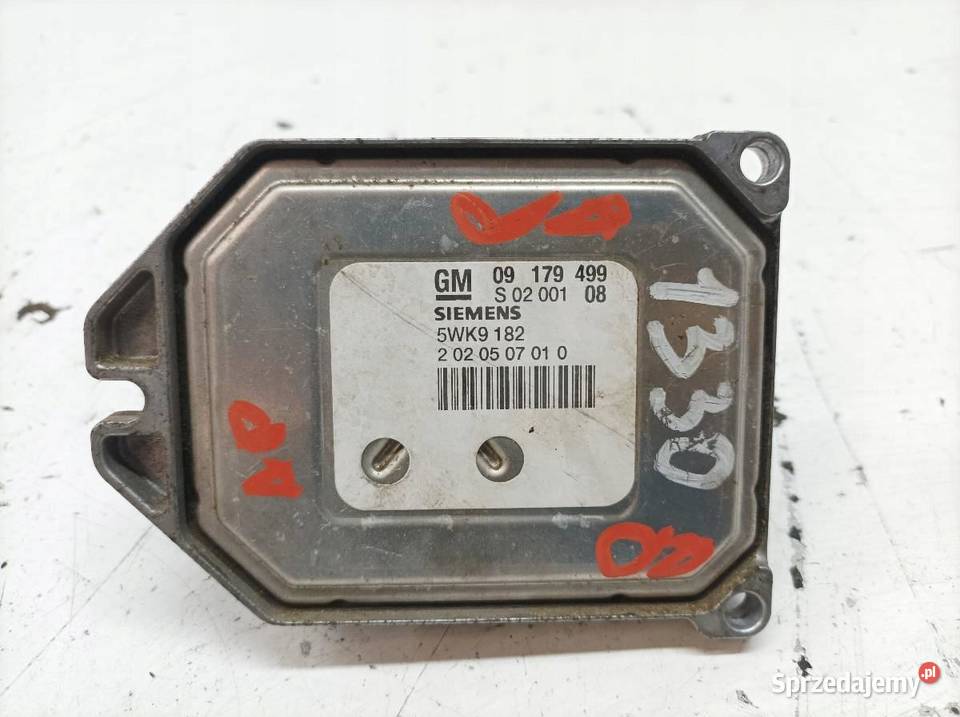 STEROWNIK SILNIKA 09179499 18 B 122 Opel Vectra