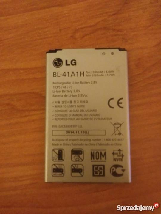 Bateria LG do telefonu F60  orginal  LG.BL-41A1H.