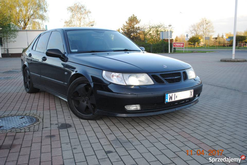 Saab 95 czarny SAABolot V6 xenon skóra prawnika mazowieckie Warszawa sprzedam