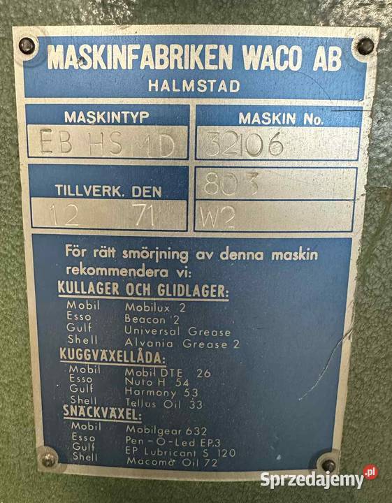 WACO EB HS MD pila kapowka wachadlowa