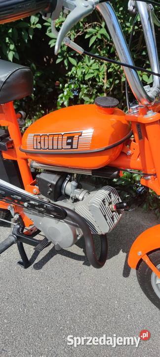 Motorynka Romet Pony m2 zabytek żółta tablica