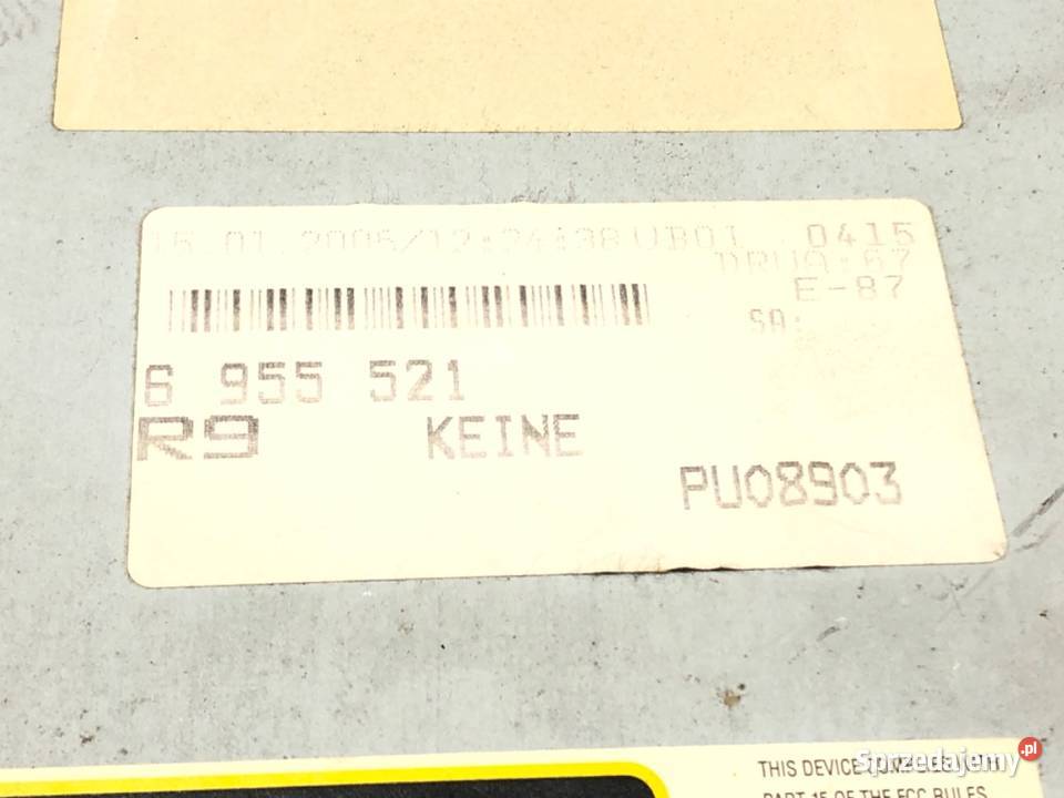 CZYTNIK NAWIGACJI BMW E87 6955521 0313