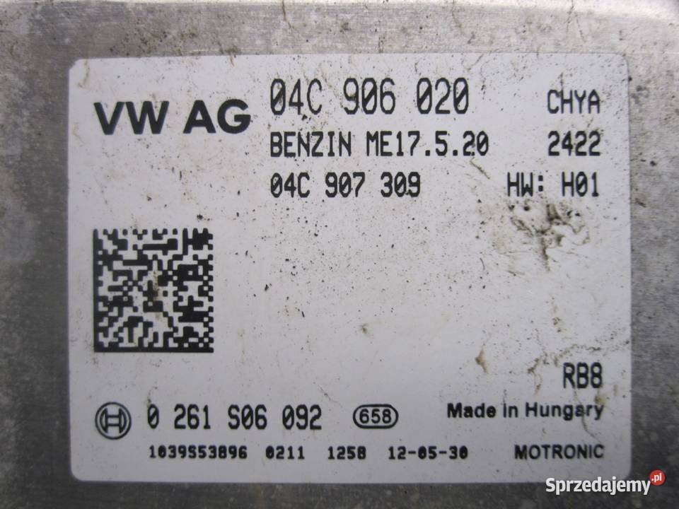 VOLKSWAGEN UP 12r sterownik komputer silnika świętokrzyskie Kielce