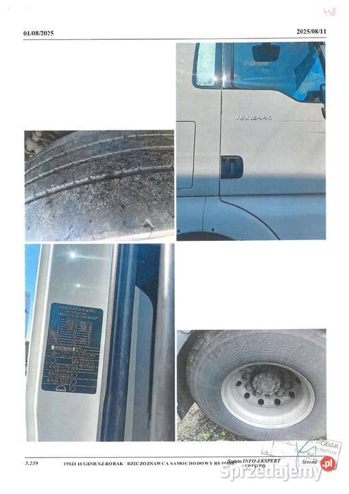 Syndyk sprzeda ciągnik siodłowy MAN Konin