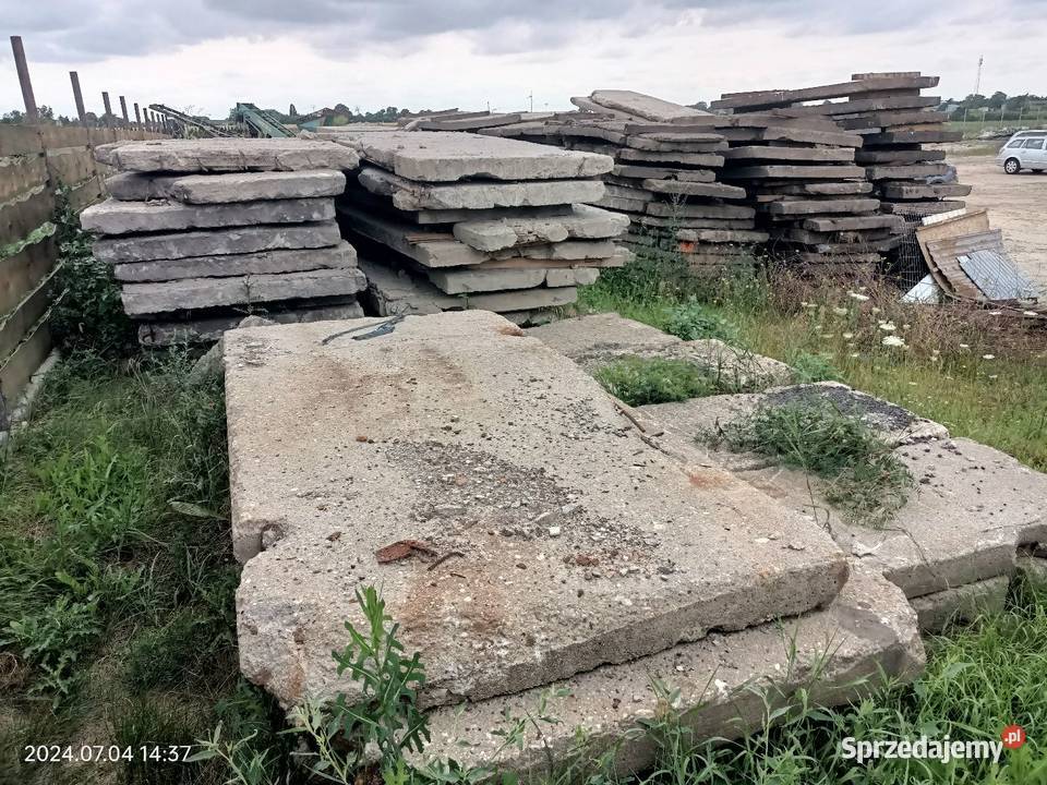 Sprzedam płyty drogowe używane Poznań Bydgoszcz Inowrocław