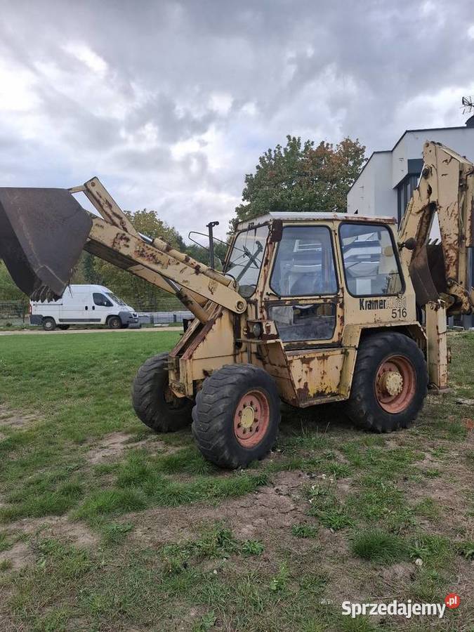 Koparko ładowarka Kramer 516 jcb Ostrówek jcb Miasteczko Śląskie