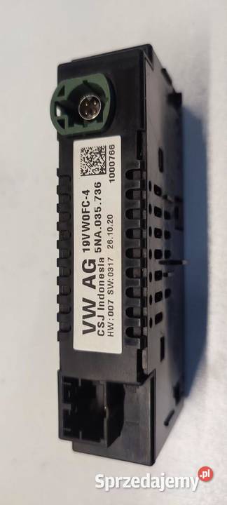 VW TIGUAN II PORT GNIAZDO USB 5NA035736 sprzedam