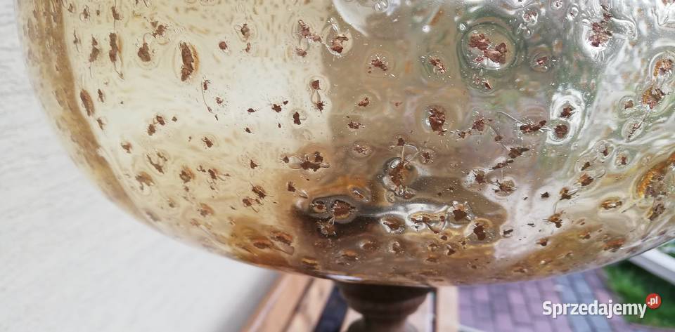 Lampa sufitowa stylowa żyrandol szklany klosz mazowieckie Garwolin sprzedam