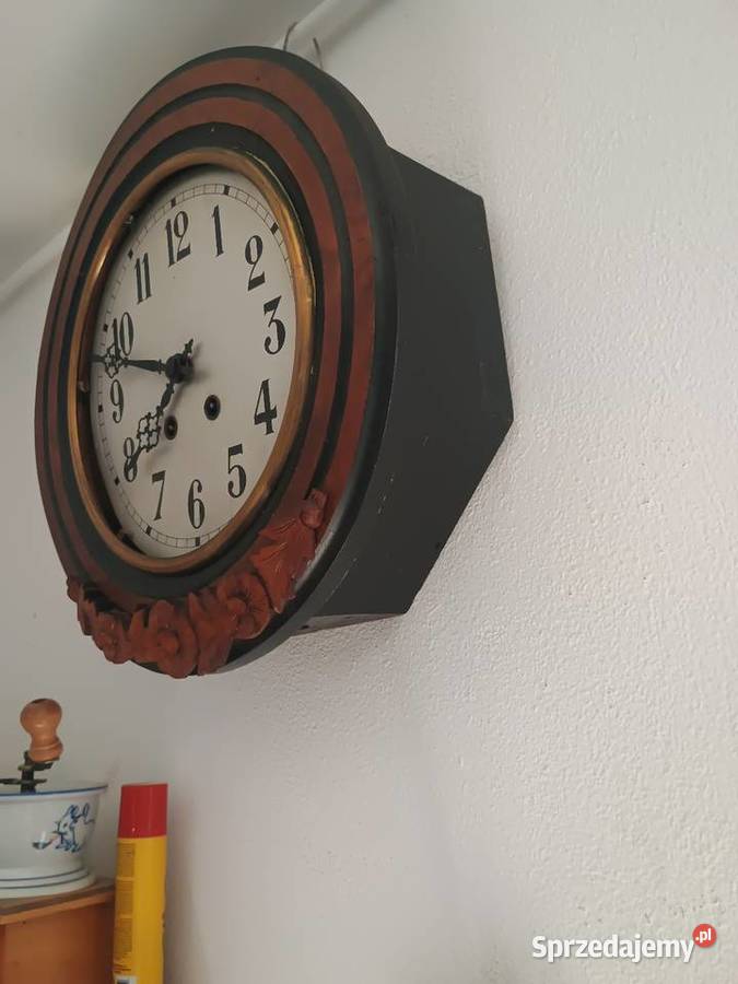 Wiszący zegar ścienny francuski Rzeszów