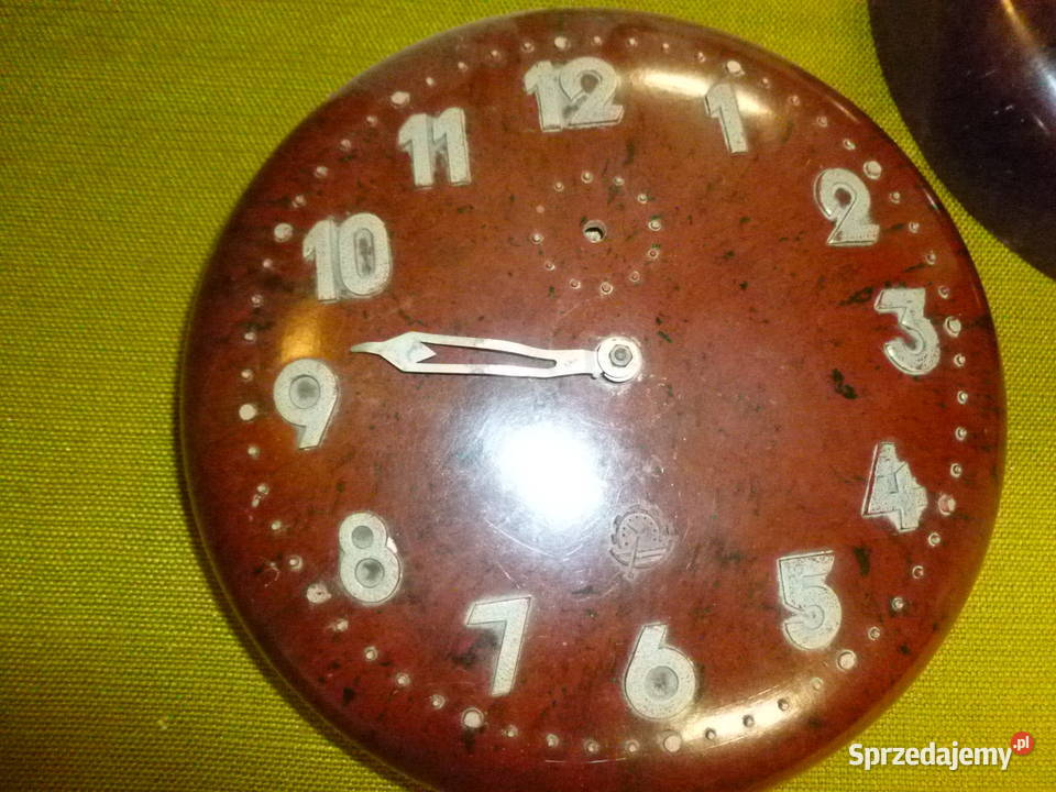 Zegar bateryjny bakielitowy Mława