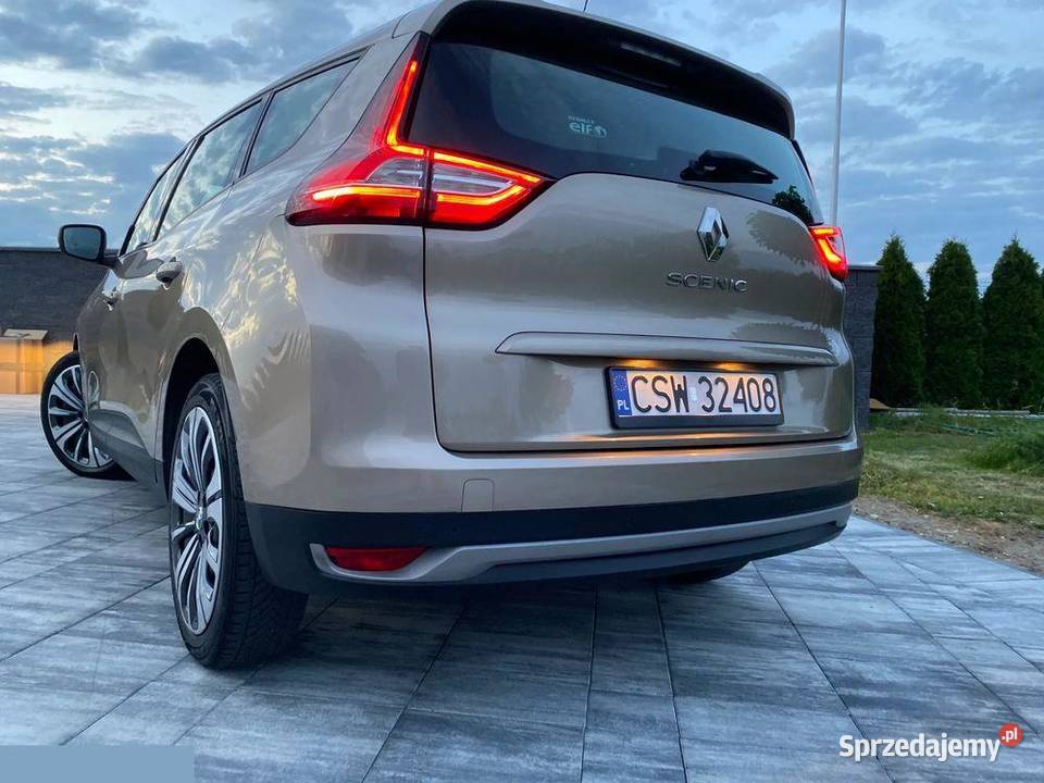 Renault Grand Scenic 12 benzyna 130 2017r Dragacz sprzedam