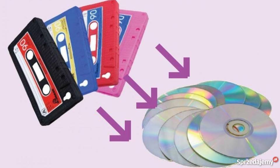 Kopiowanie przegrywanie kaset audio na płyty CD Piaseczno usługa