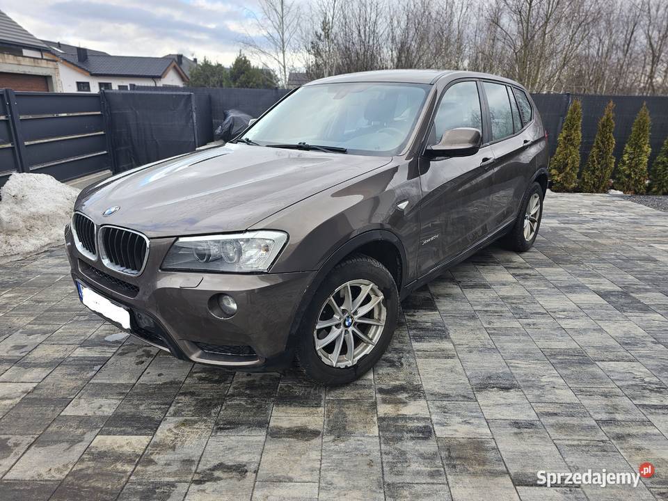 BMW X3 20d xDrive Rok produkcji 2013 X3 Samochody osobowe Wieliszew