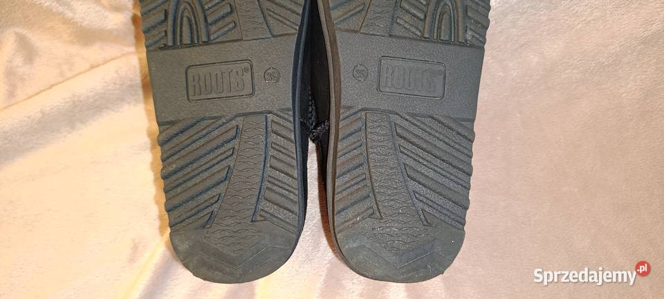 ROOTS Sheepskin Botki damskie Skóra naturalna Brwinów