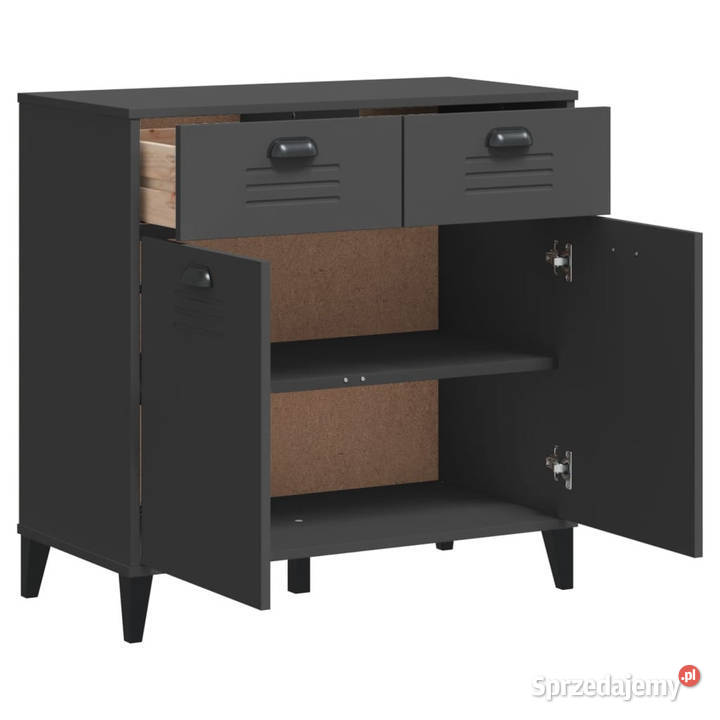 Szafka VIKEN antracytowa 80x40x80 materiał Warszawa sprzedam