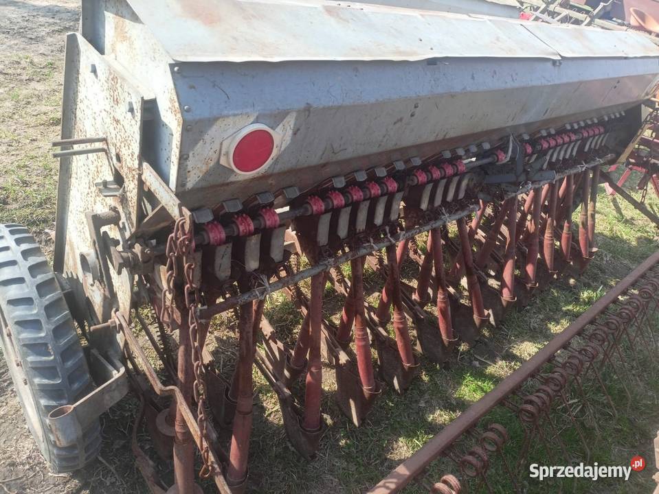 Siewnik zbożowy poznaniak na docisku nowy typ Limanowa