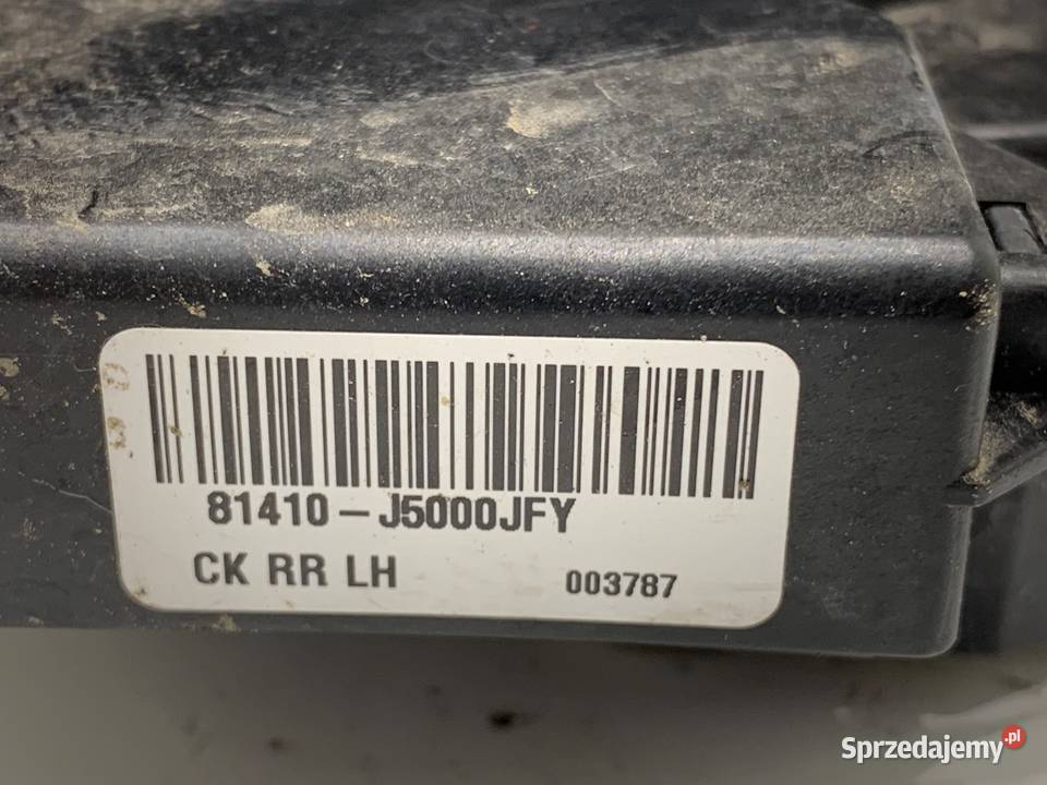 ZAMEK DRZWI LEWY TYŁ KIA STINGER Hatchback