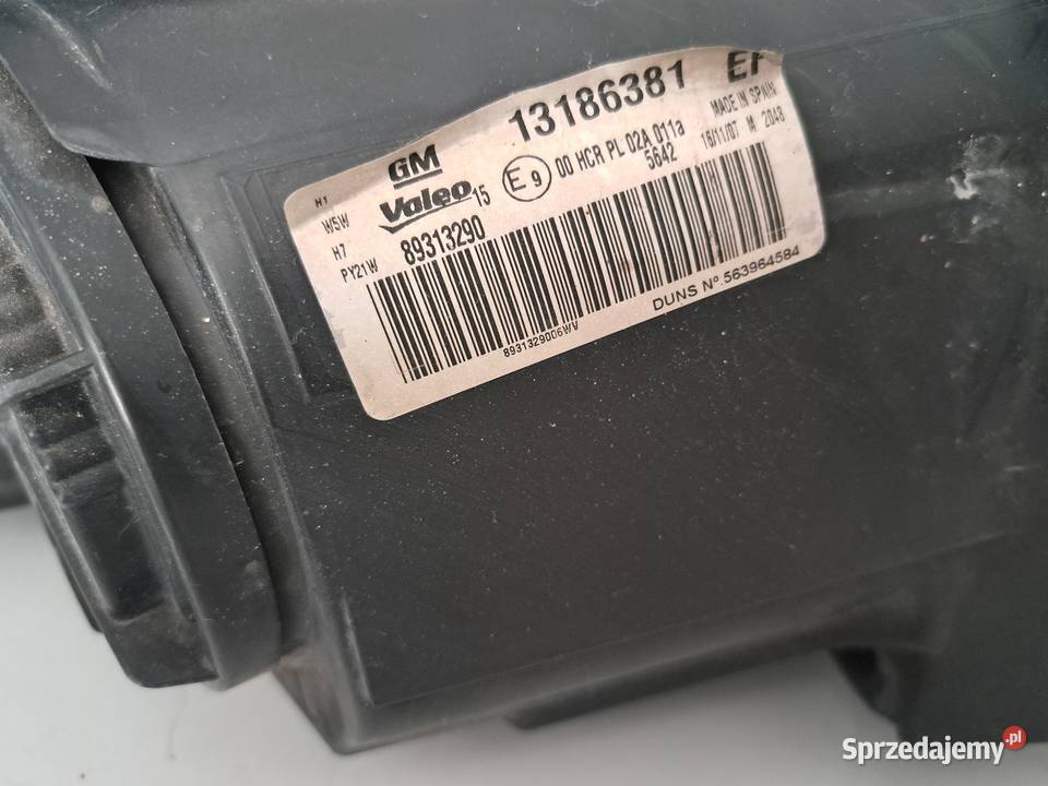 OPEL CORSA D 0614 LAMPA PRZÓD PRZEDNIA LEWA osobowe Słowikowo