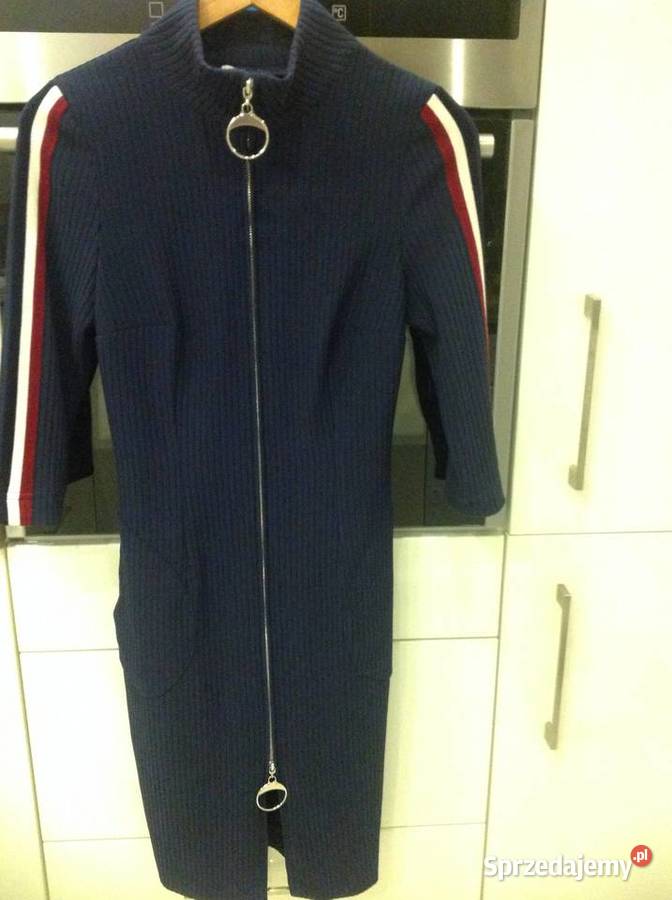 Sukienka Granatowa Damska LALOUS XSS S Prążek j